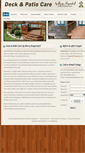 Mobile Screenshot of deckandpatiocare.com